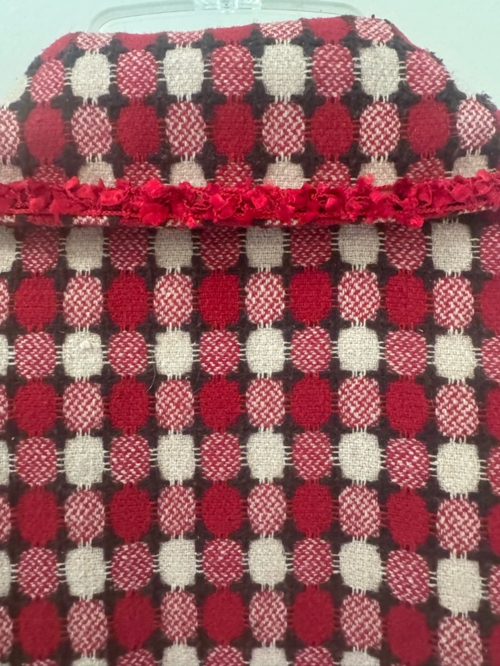 Vintage Jade Checked Jacket - Picture 7 of 9